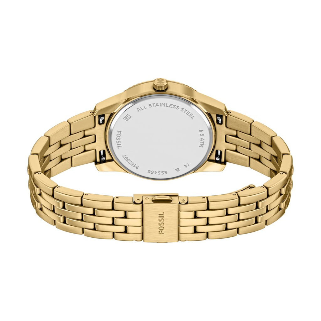 Fossil Scarlette Green Dial Gold-Tone Stainless Steel Strap Women's Watch ES5460 - view 5