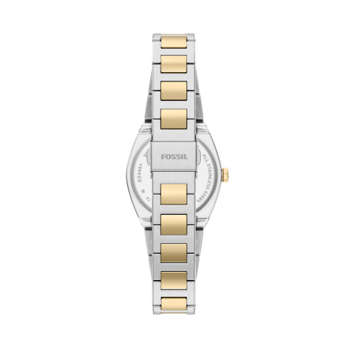 Fossil Everett Silver Dial Two-Tone Stainless Steel Strap Women's Watch ES5494 - view 2