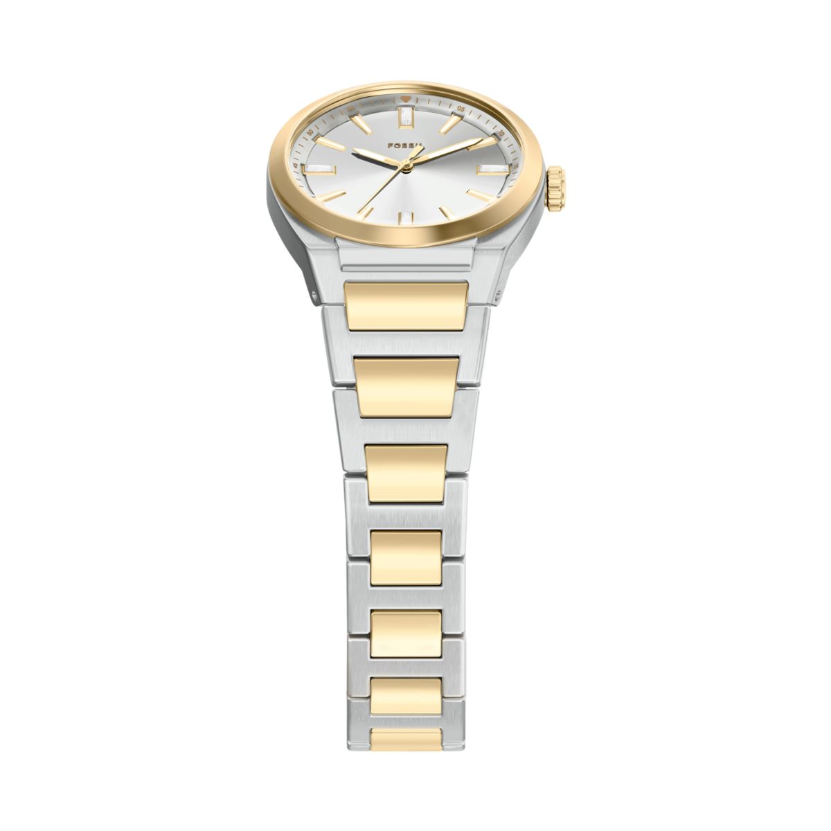 Fossil Everett Silver Dial Two-Tone Stainless Steel Strap Women's Watch ES5494 - view 4