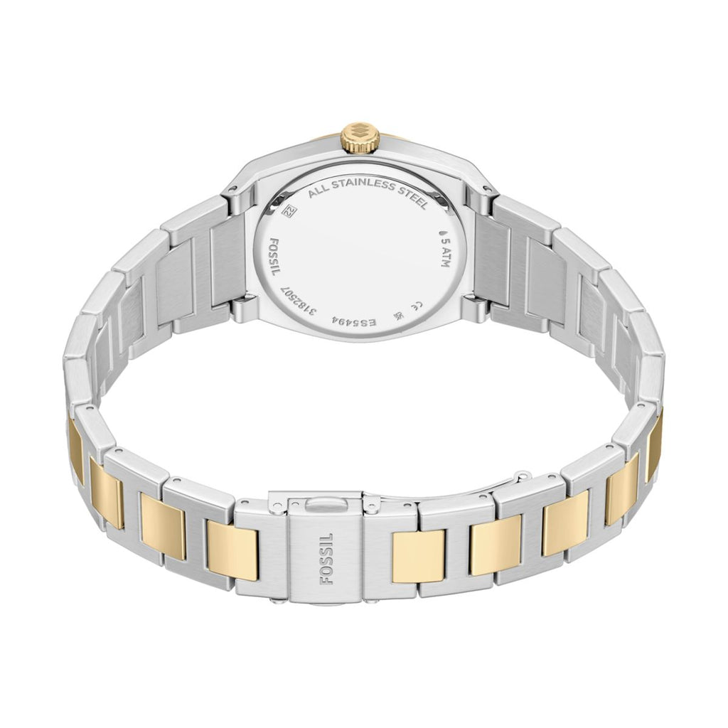 Fossil Everett Silver Dial Two-Tone Stainless Steel Strap Women's Watch ES5494 - view 5