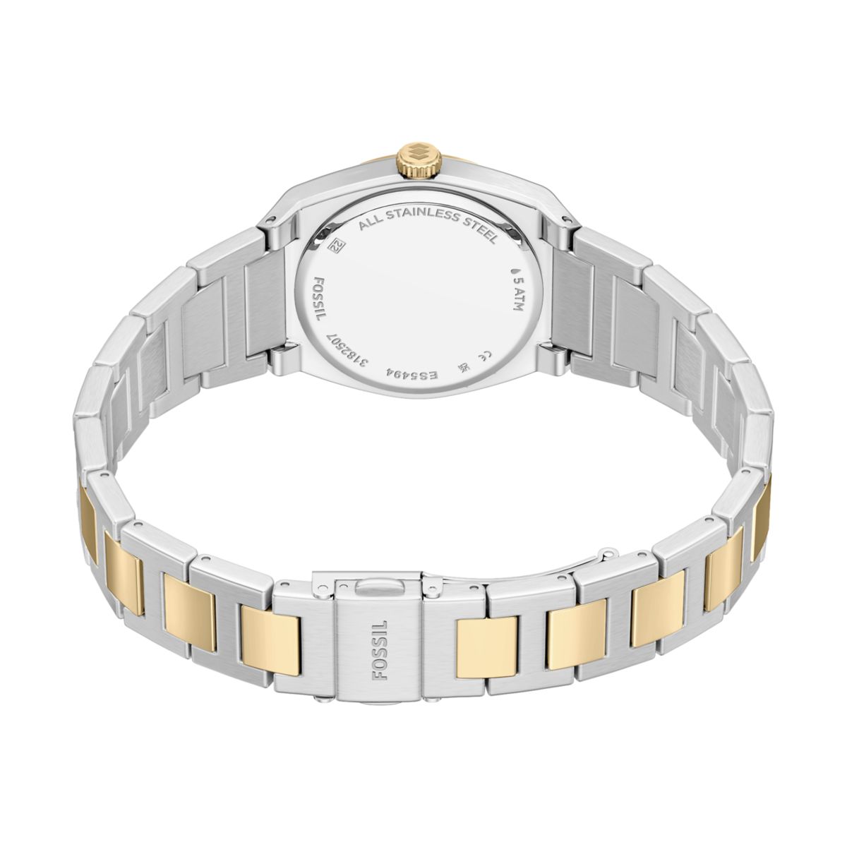 Fossil Everett Silver Dial Two-Tone Stainless Steel Strap Women's Watch ES5494 - view 5
