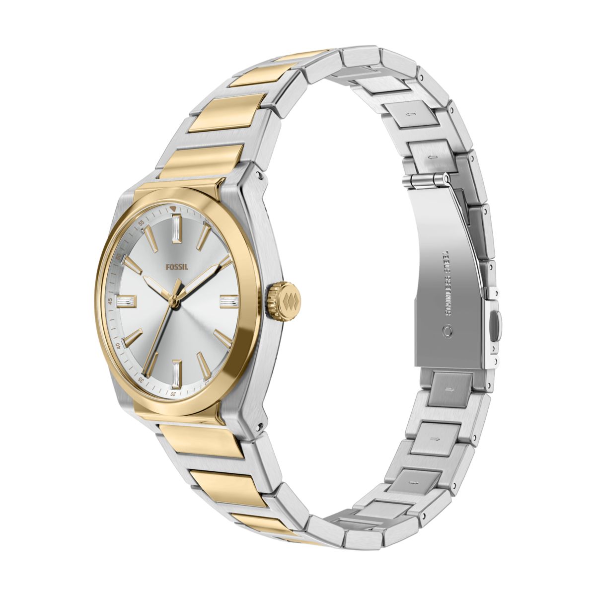 Fossil Everett Silver Dial Two-Tone Stainless Steel Strap Women's Watch ES5494 - view 6
