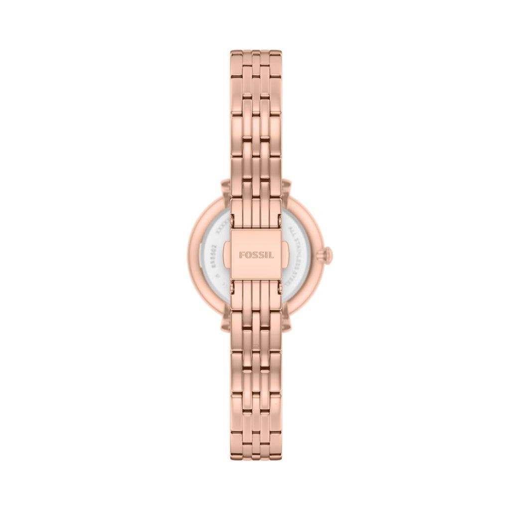 Fossil Heidi White Mother-of-Pearl Dial Rose Gold-Tone Stainless Steel Strap Women's Watch ES5502 - view 2