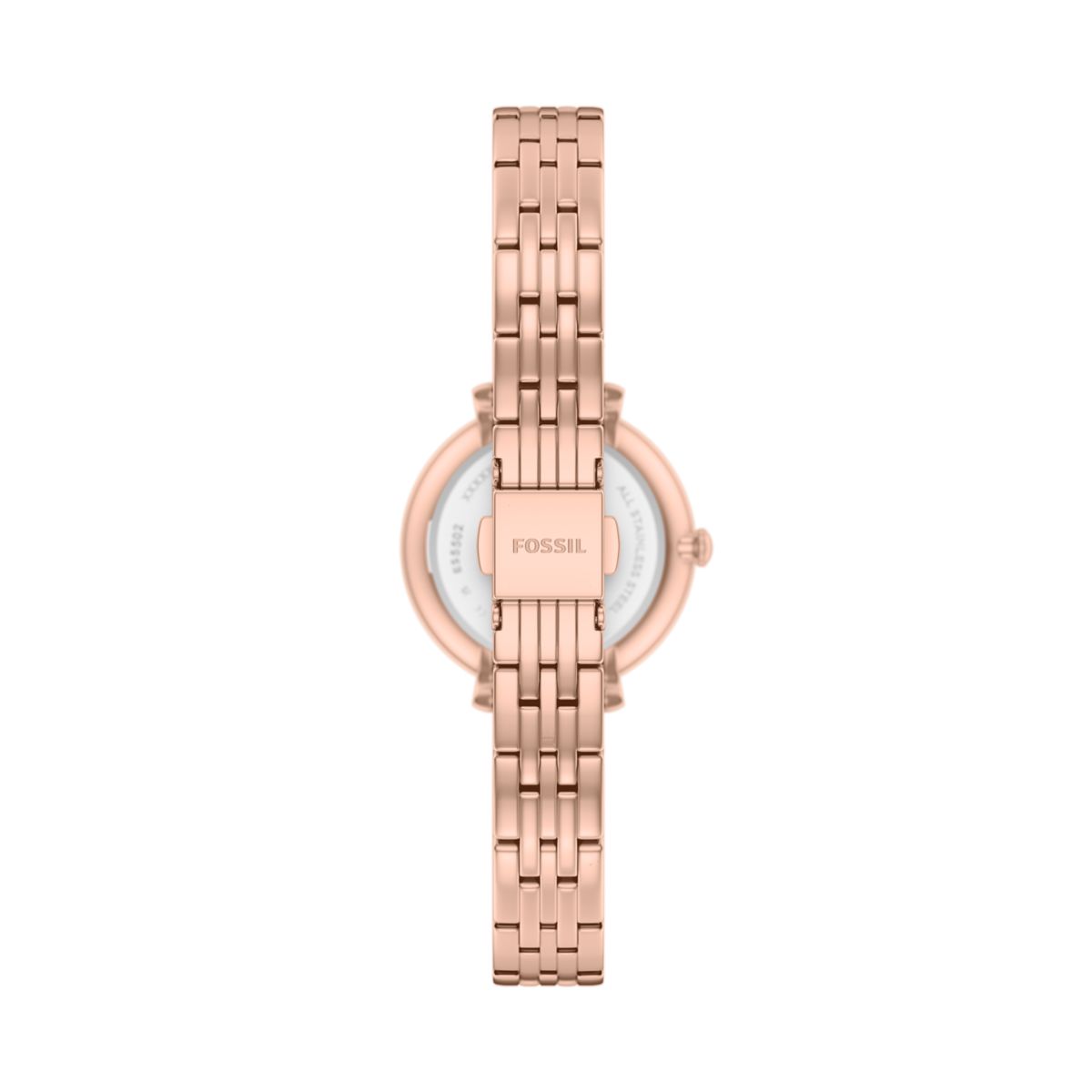 Fossil Heidi White Mother-of-Pearl Dial Rose Gold-Tone Stainless Steel Strap Women's Watch ES5502 - view 2