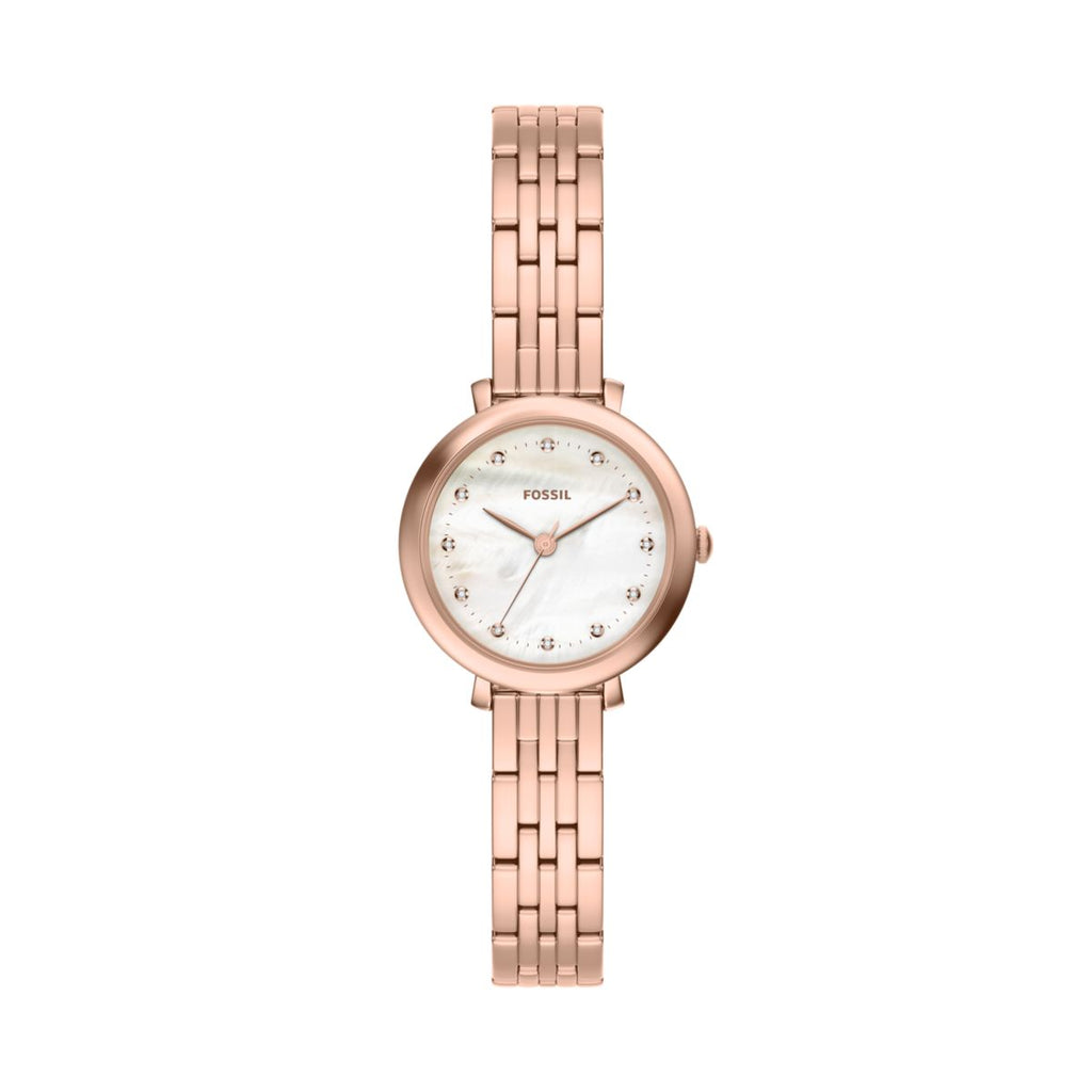 Fossil Heidi White Mother-of-Pearl Dial Rose Gold-Tone Stainless Steel Strap Women's Watch ES5502 - view 1