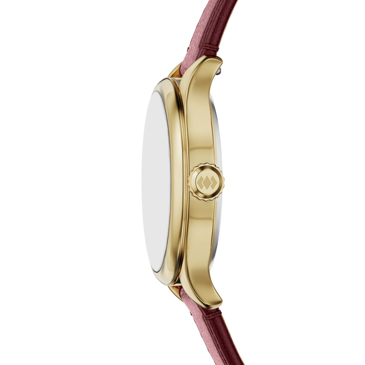 Fossil Gilmore Silver Dial Red Leather Strap Women's Watch ES5510 - view 3