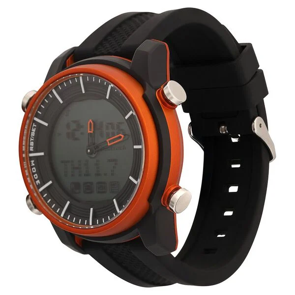Fastrack Digital Orange Silicone Strap Unisex Watch 90058PP03 - view 3