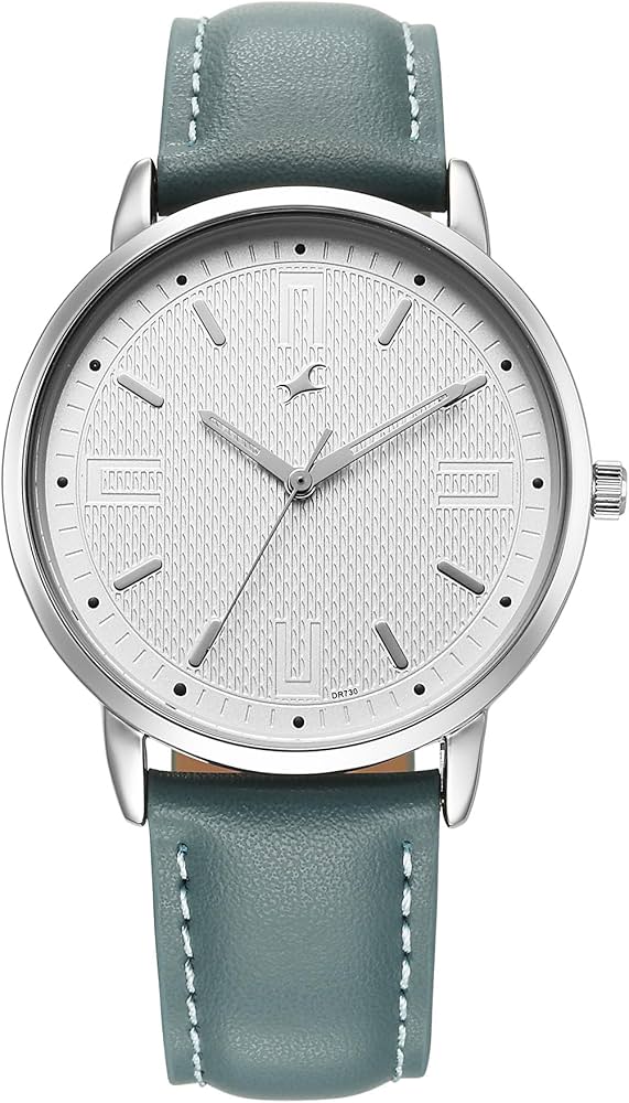 Fastrack Stunners X Special Edition Silver Dial Leather Strap Men's Watch 38159SL01 - view 1