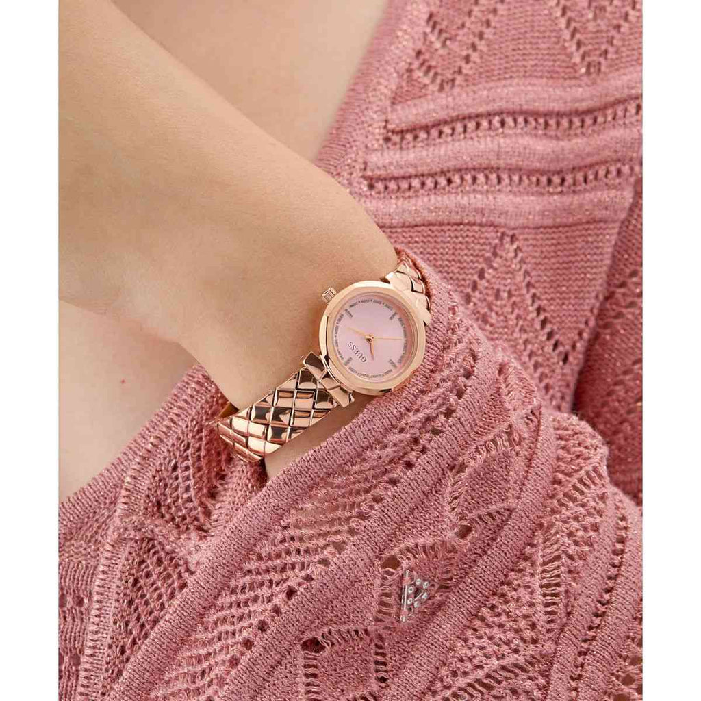 Guess Mini Rumour Pink Dial Rose Gold-Tone Stainless Steel Strap Women's Watch GW0839L3 - view 6