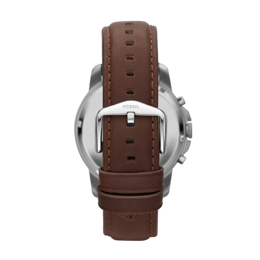 Fossil Grant Chronograph Black Dial Brown Leather Strap Men's Watch FS4813 - view 2