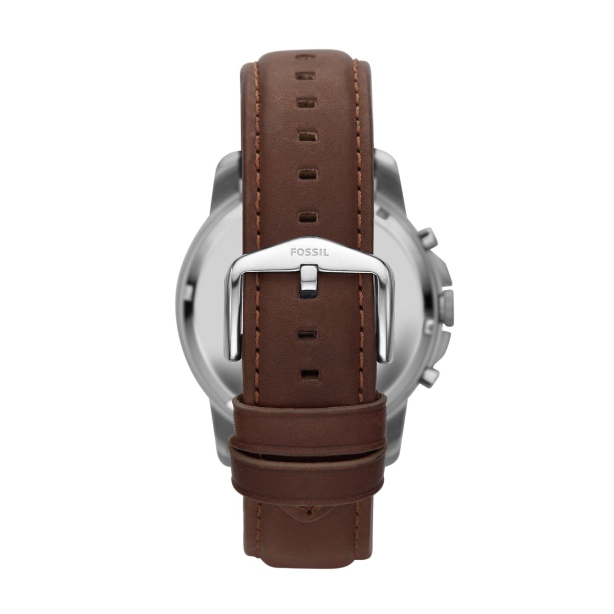 Fossil Grant Chronograph Black Dial Brown Leather Strap Men's Watch FS4813 - view 2
