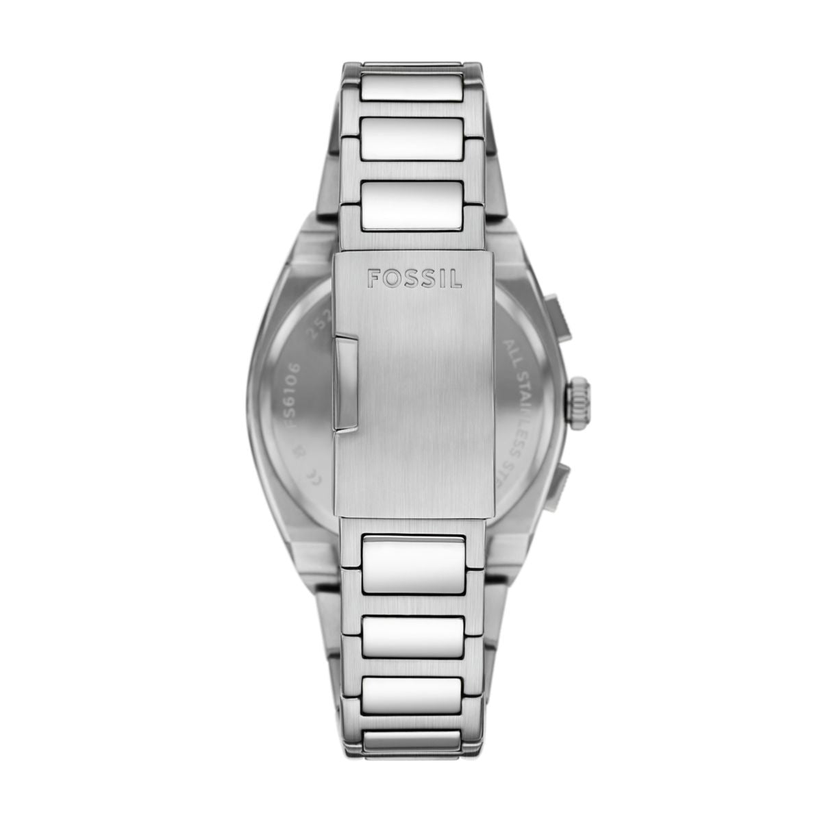 Fossil Everett Chronograph Blue Dial Stainless Steel Strap Men's Watch FS6104 - view 2