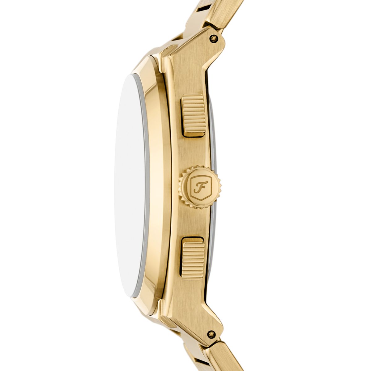 Fossil Everett Chronograph Champagne Dial Gold-Tone Stainless Steel Strap Men's Watch FS6119 - view 3