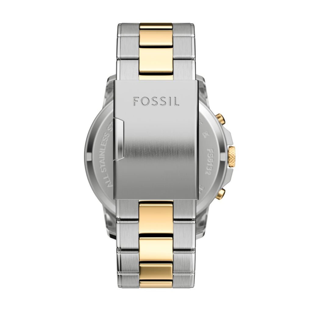 Fossil Grant Chronograph Blue Dial Two-Tone Stainless Steel Strap Men's Watch FS6132 - view 2