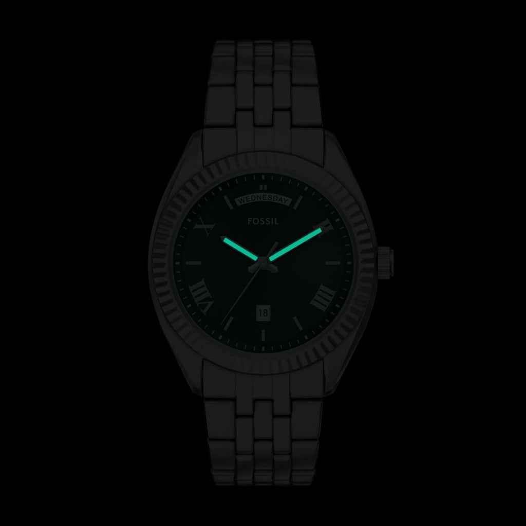 Fossil Campbell Black Dial Stainless Steel Strap Men's Watch FS6139 - view 7