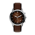 Fossil Neutra Chronograph Brown Dial Brown Leather Strap Men's Watch FS6143 - view 1
