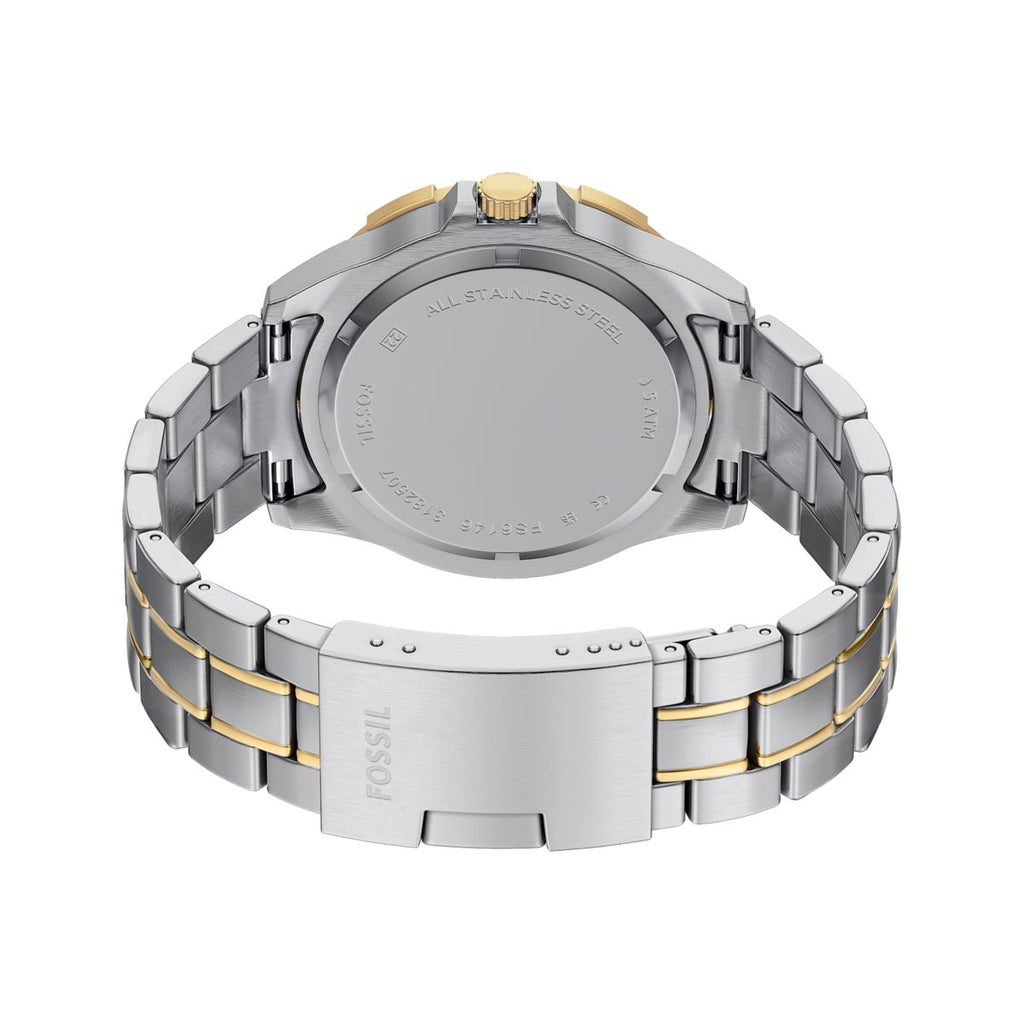 Fossil Garrett Multifunction Blue Dial Two-Tone Stainless Steel Strap Men's Watch FS6146 - view 5