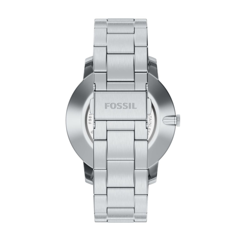 Fossil Minimalist Blue Dial Stainless Steel Strap Men's Watch FS6180 - view 2