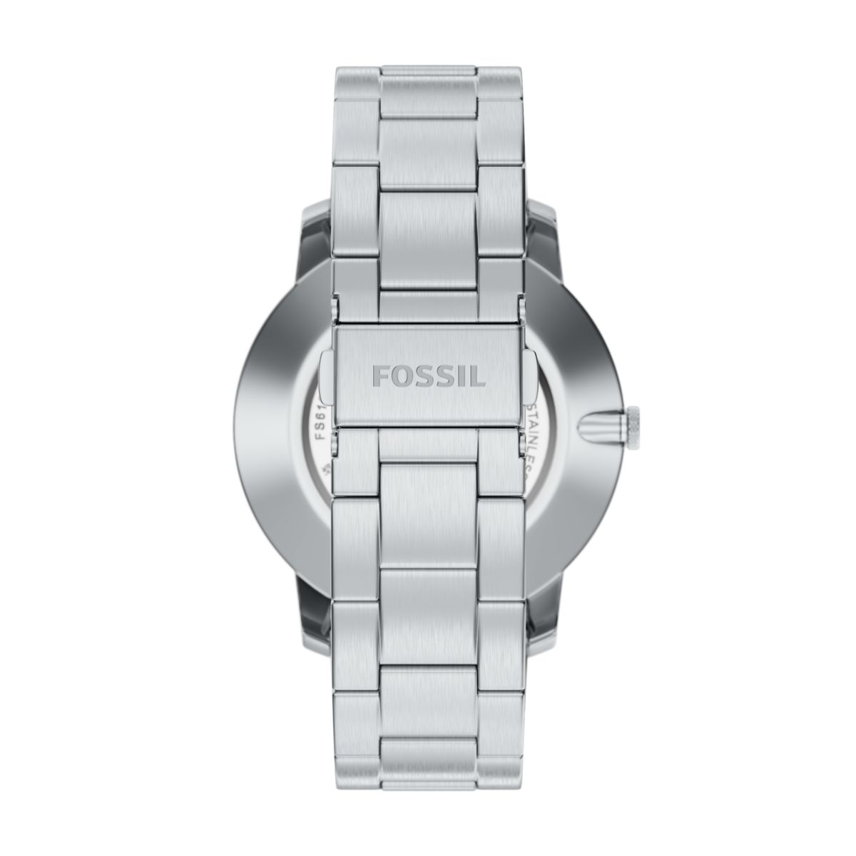 Fossil Minimalist Blue Dial Stainless Steel Strap Men's Watch FS6180 - view 2