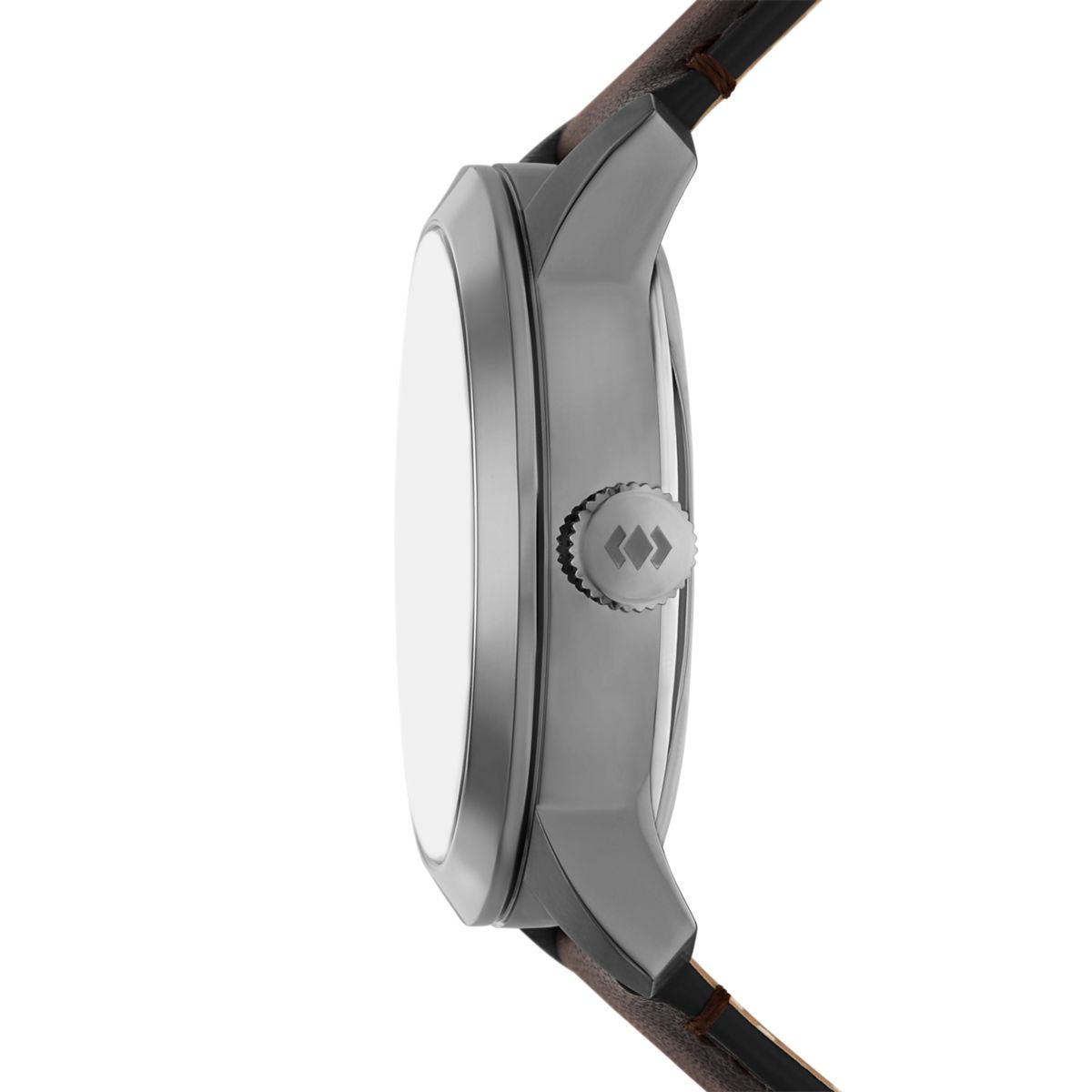 Fossil Townsman Big Tic Two-Tone Dial Brown Leather Strap Men's Watch FS6191 - view 3