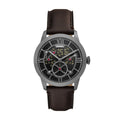 Fossil Townsman Big Tic Two-Tone Dial Brown Leather Strap Men's Watch FS6191 - view 1