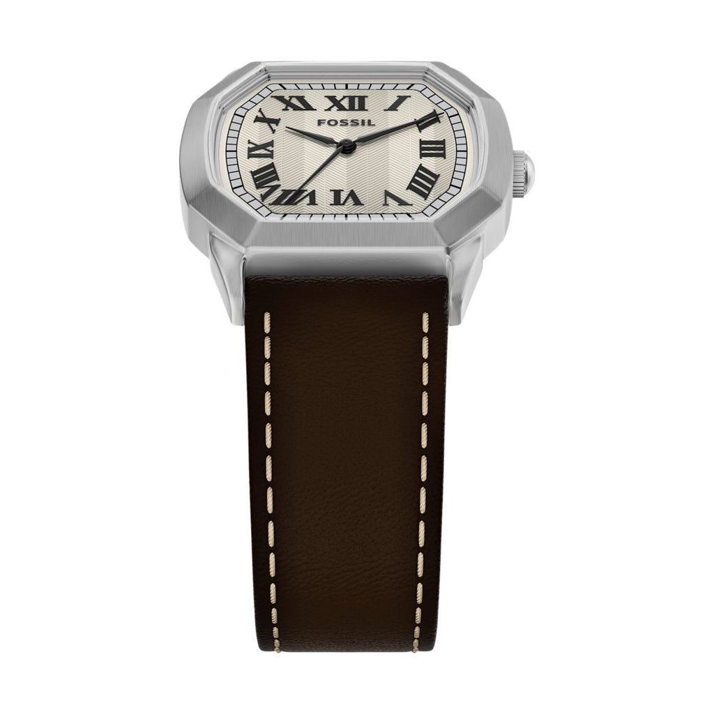 Fossil Harlow Cream Dial Brown Leather Strap Kids' Watch FS6214 - view 4