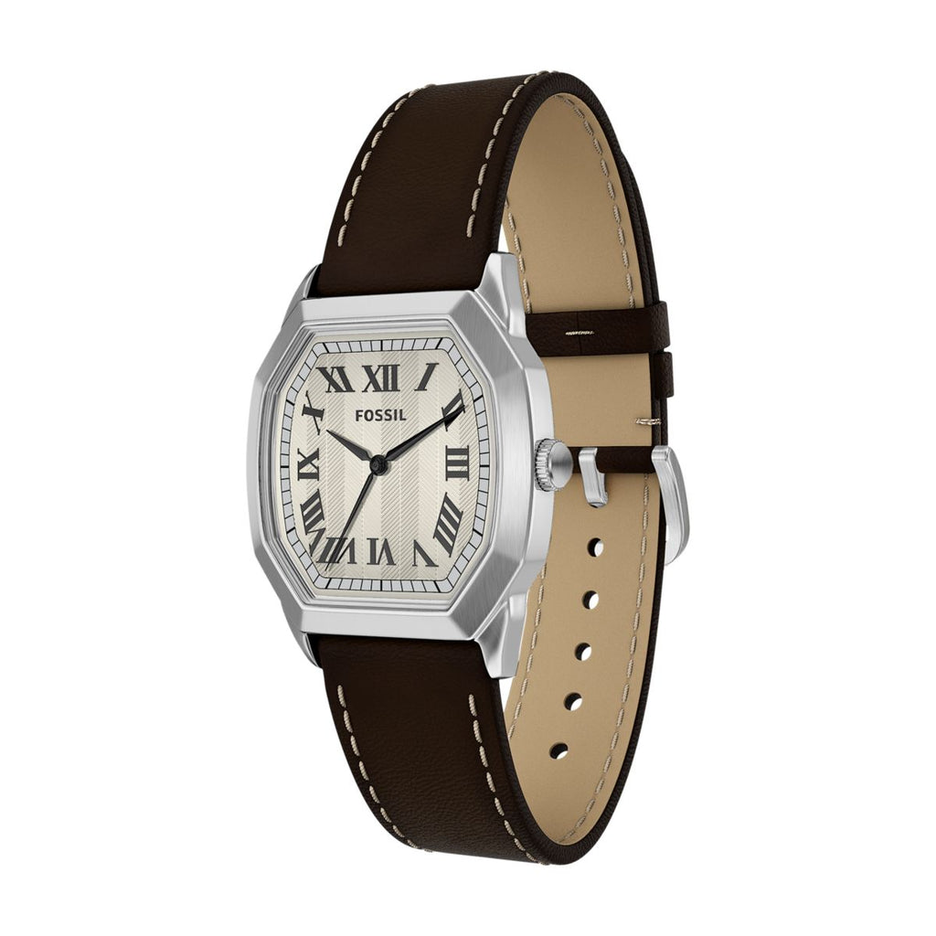 Fossil Harlow Cream Dial Brown Leather Strap Kids' Watch FS6214 - view 6