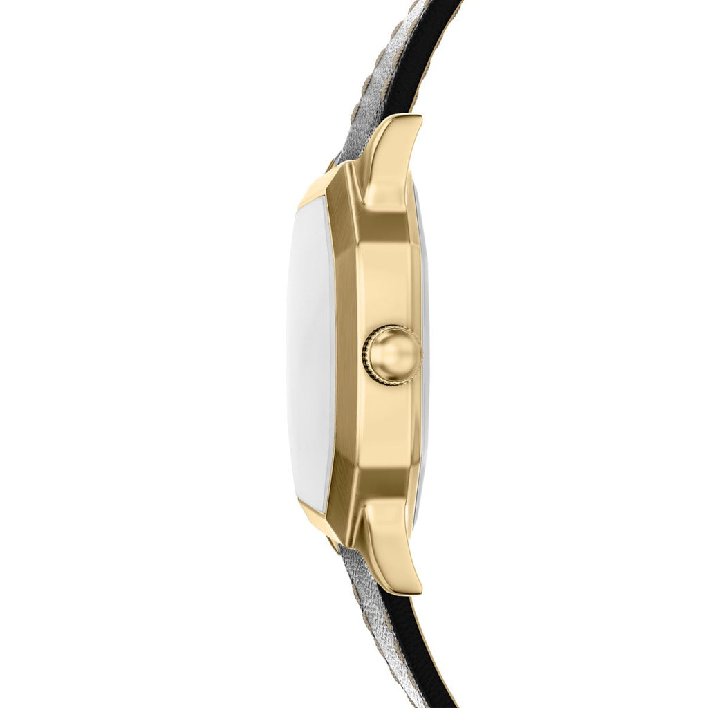 Fossil Harlow Cream Dial Black Leather Strap Kids' Watch FS6215 - view 3