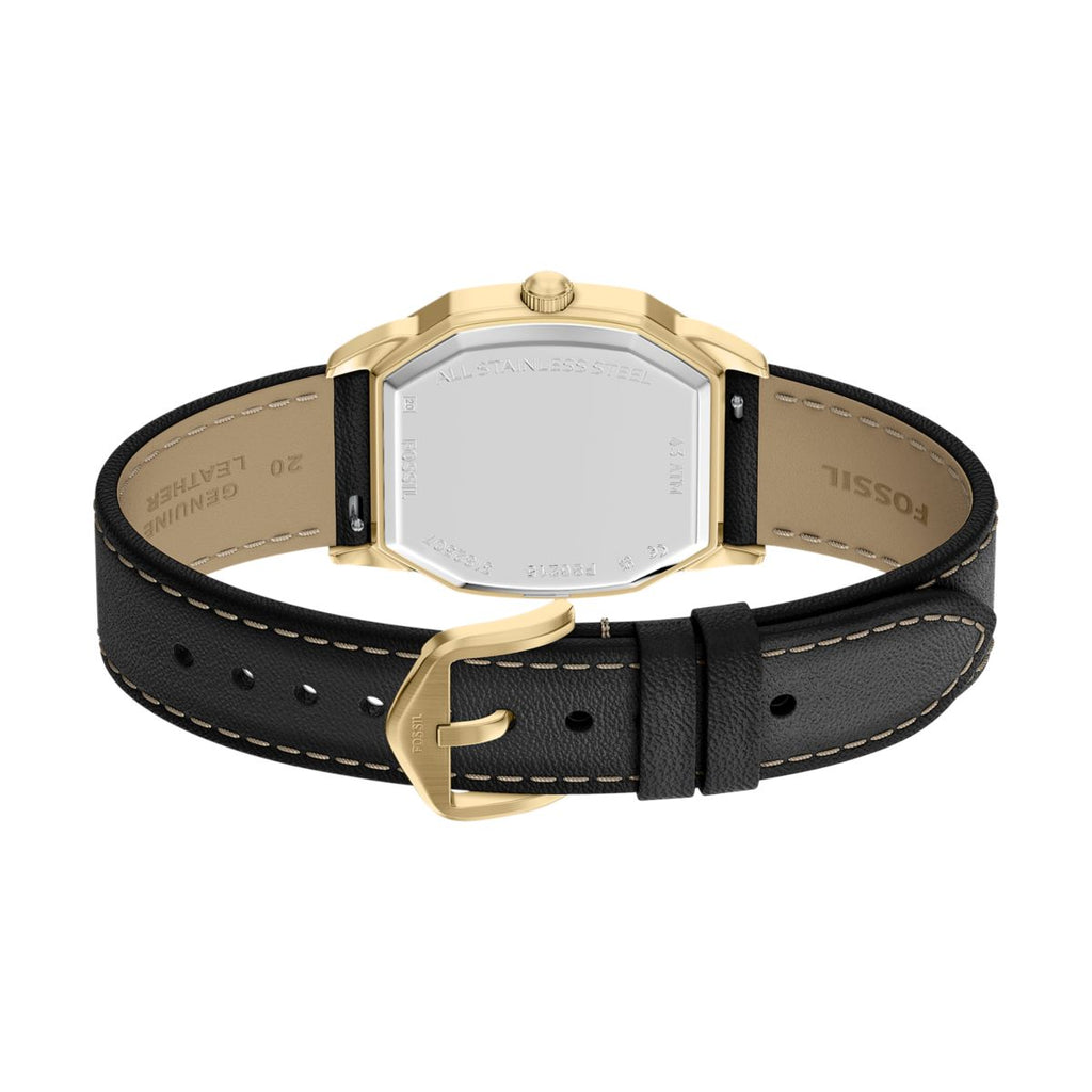 Fossil Harlow Cream Dial Black Leather Strap Kids' Watch FS6215 - view 5
