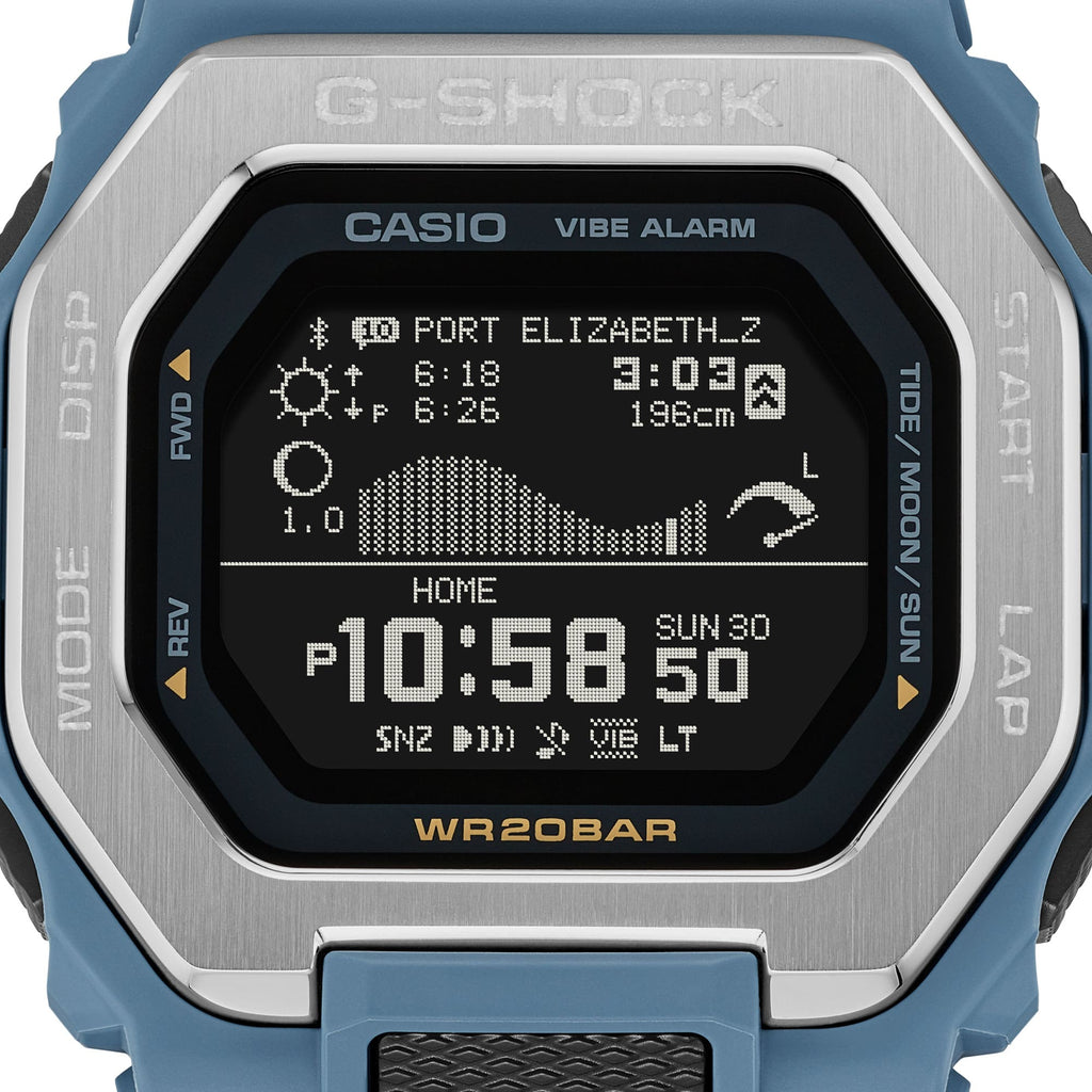 Casio G-Shock G-Lide Bluetooth Digital Bio-Based Resin Strap Unisex Watch GBX-100-2A – view 3