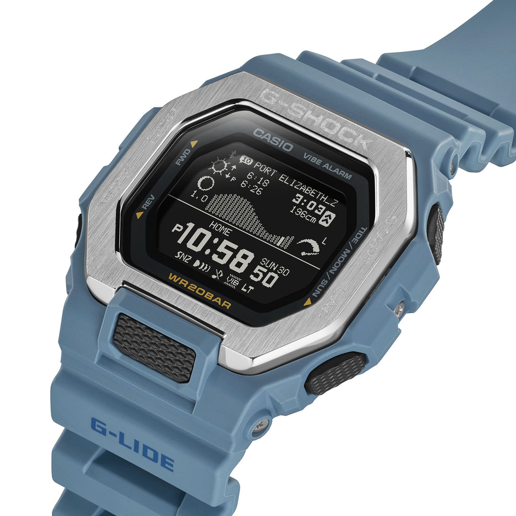 Casio G-Shock G-Lide Bluetooth Digital Bio-Based Resin Strap Unisex Watch GBX-100-2A – view 4