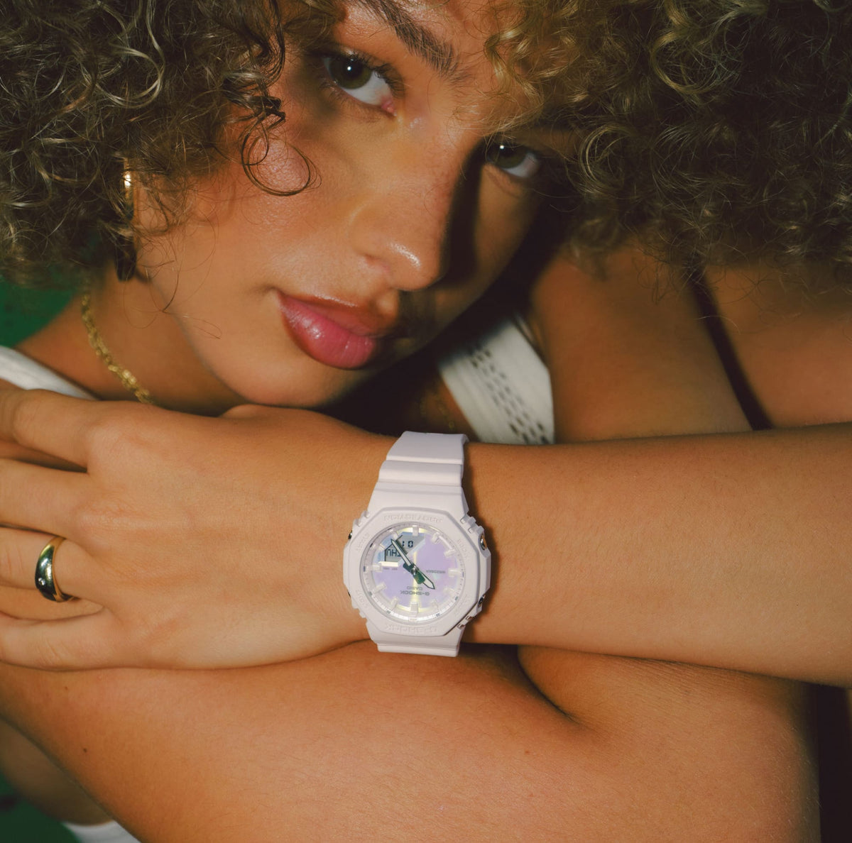 Casio G-Shock Polarised Dial Resin Strap Women's Analog-Digital Watch GMA-P2100PC-4A – view 5