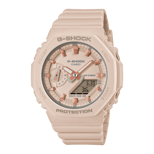 Casio G-Shock Pink Dial Resin Strap Women's Watch GMA-S2100-4A - view 1