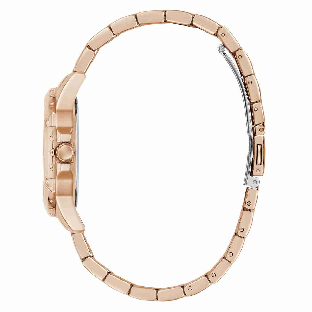 Guess White Dial Rose Gold-Tone Stainless Steel Women's Watch GW0948L5 - view 2