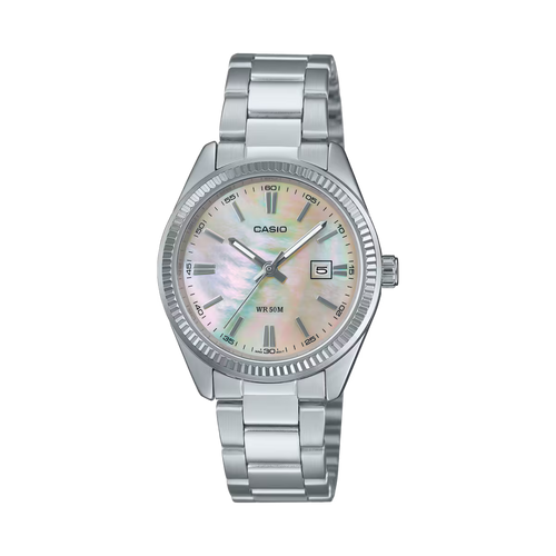 Casio Mother-of-Pearl Dial Stainless Steel Strap Women's Analog Watch LTP-1302DS-4AV - view 1
