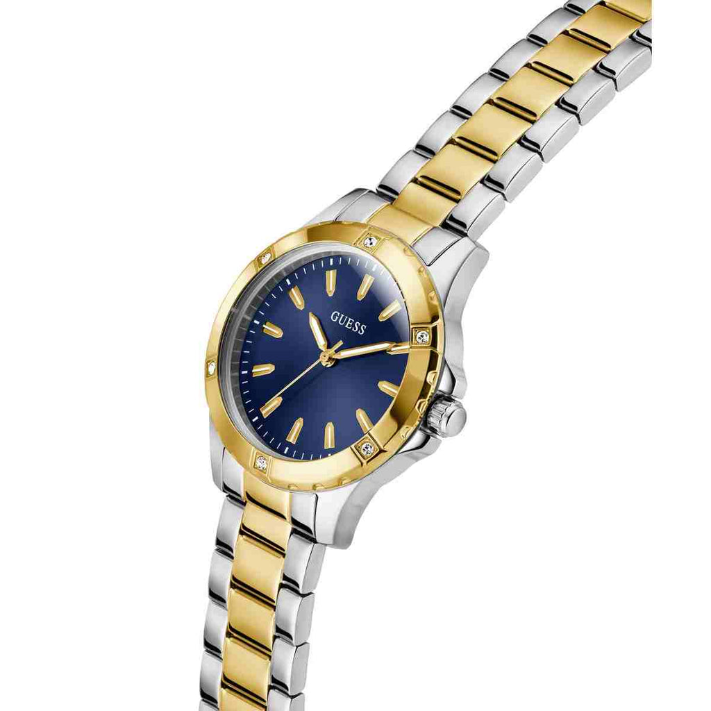 Guess Mist Blue Dial Two-Tone Stainless Steel Strap Women's Watch GW0948L3 - view 6