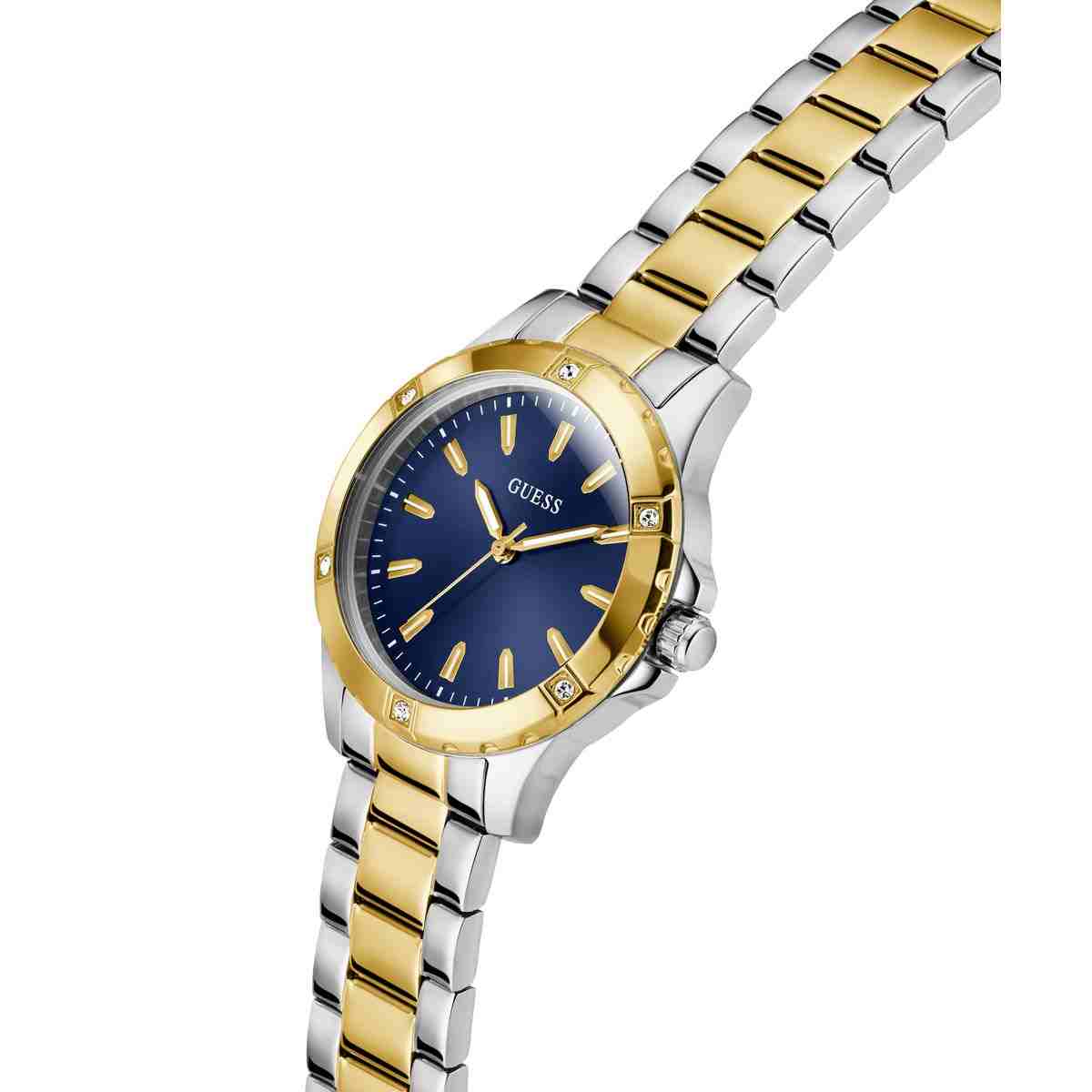 Guess Mist Blue Dial Two-Tone Stainless Steel Strap Women's Watch GW0948L3 - view 6
