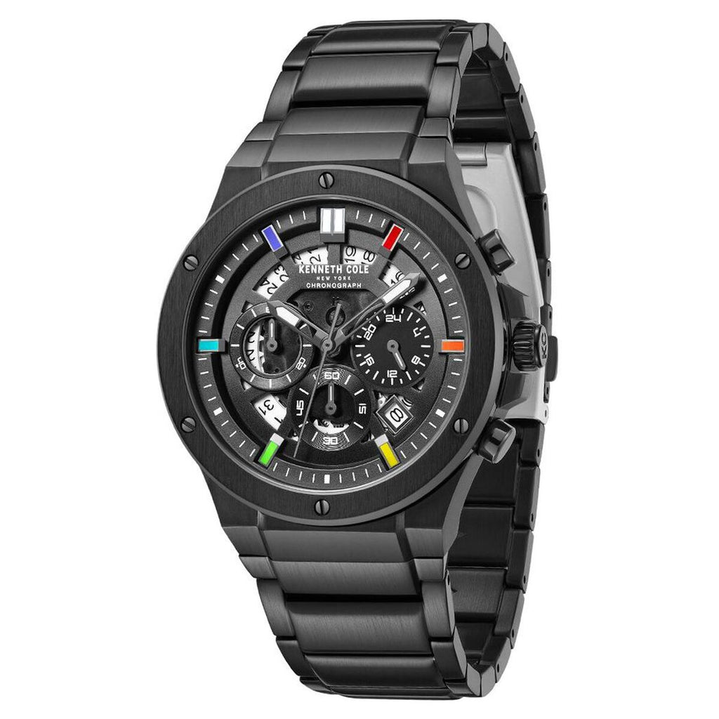 Kenneth Cole Black Dial Black Stainless Steel Strap Men's Watch KCWGI0058301MN - view 2
