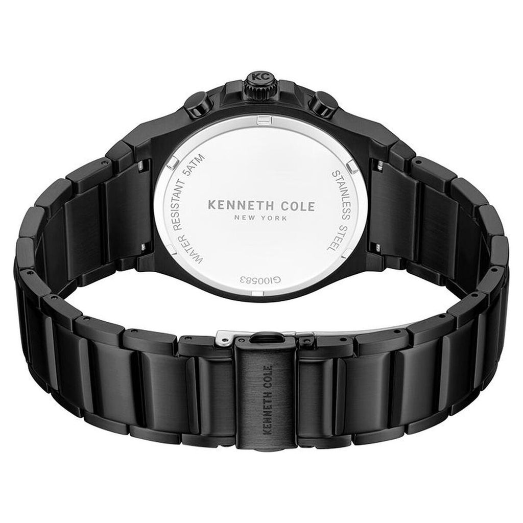 Kenneth Cole Black Dial Black Stainless Steel Strap Men's Watch KCWGI0058301MN - view 5