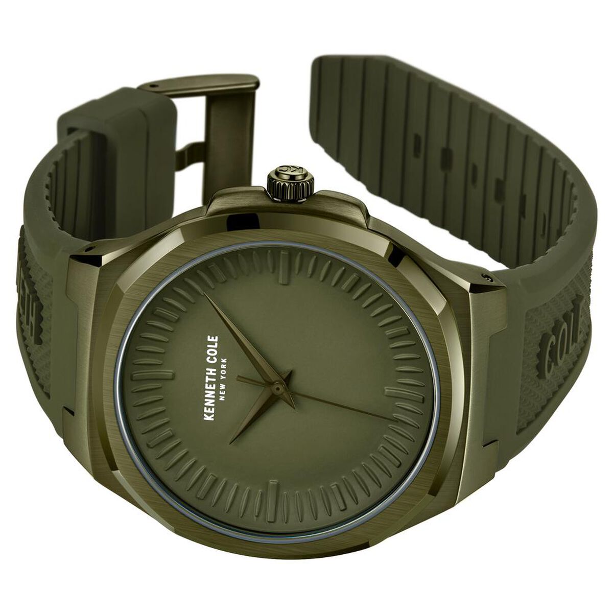 Kenneth Cole Green Dial Green Silicone Strap Men's Watch KCWGM0020803MN - view 3