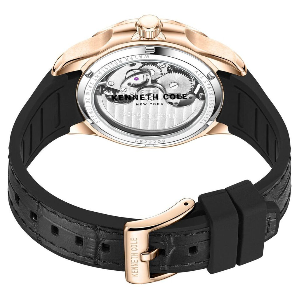 Kenneth Cole Black Dial Black Silicone Strap Men's Watch KCWGR2220901MN - view 5