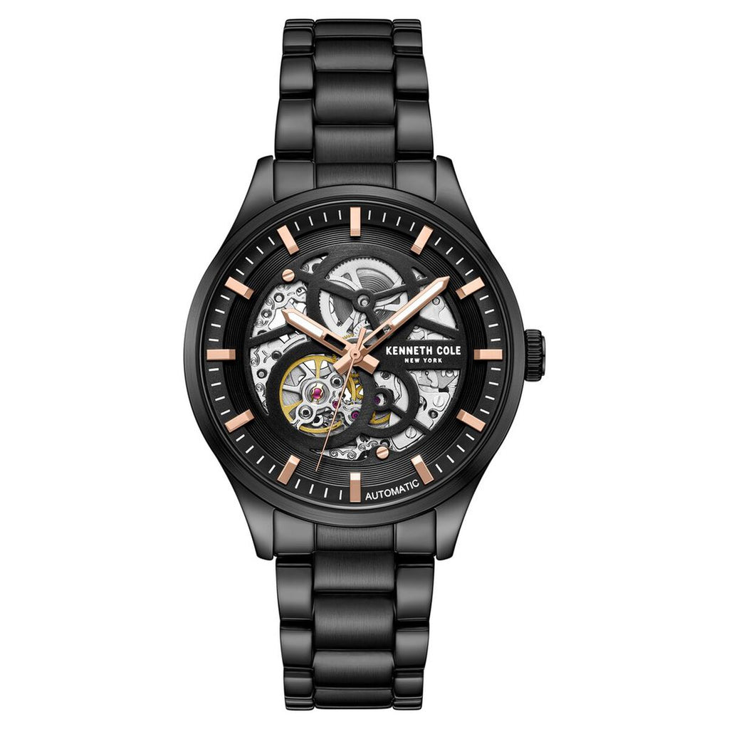 Kenneth Cole Black Dial Black Stainless Steel Strap Men's Watch KCWGY0046403MN - view 1