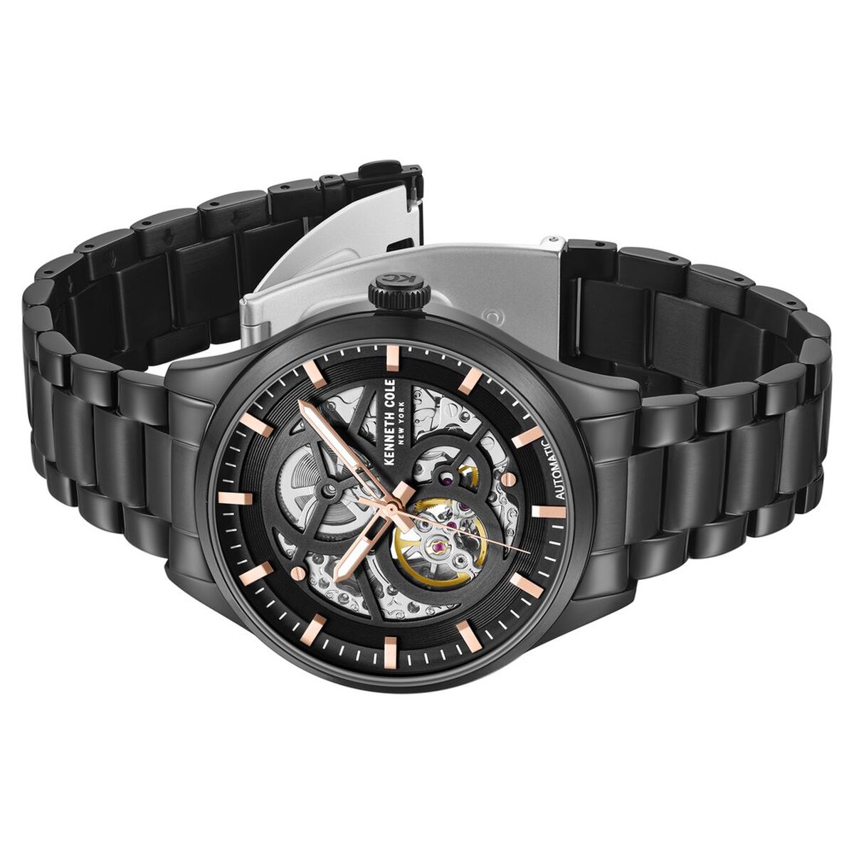 Kenneth Cole Black Dial Black Stainless Steel Strap Men's Watch KCWGY0046403MN - view 3