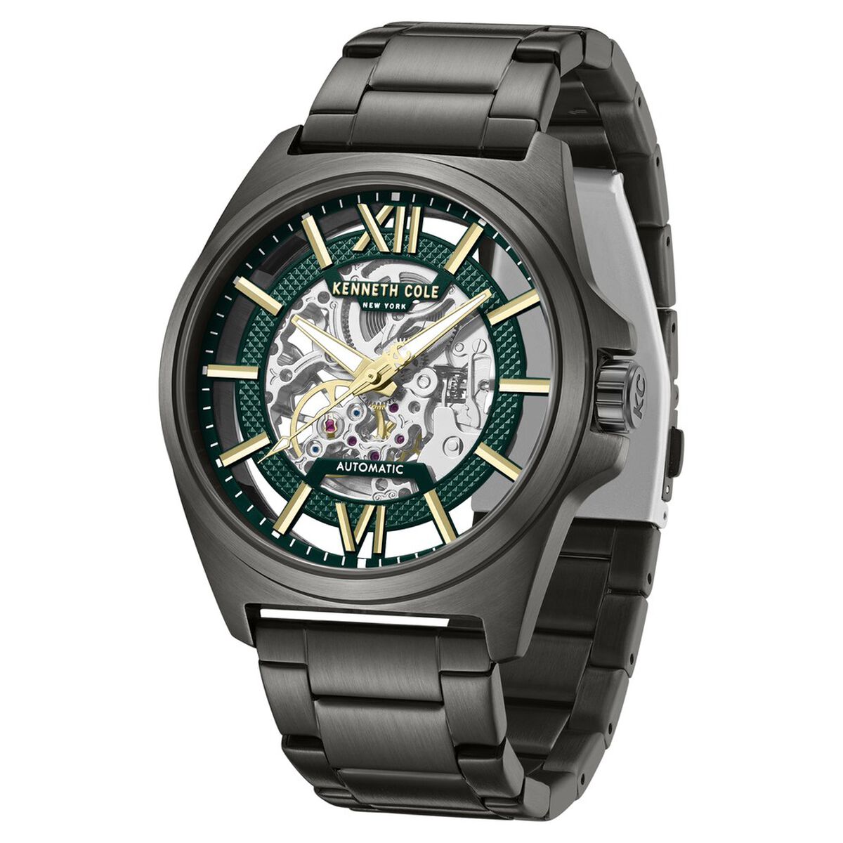 Kenneth Cole Green Dial Grey Stainless Steel Strap Men's Watch KCWGY0065103MN - view 2