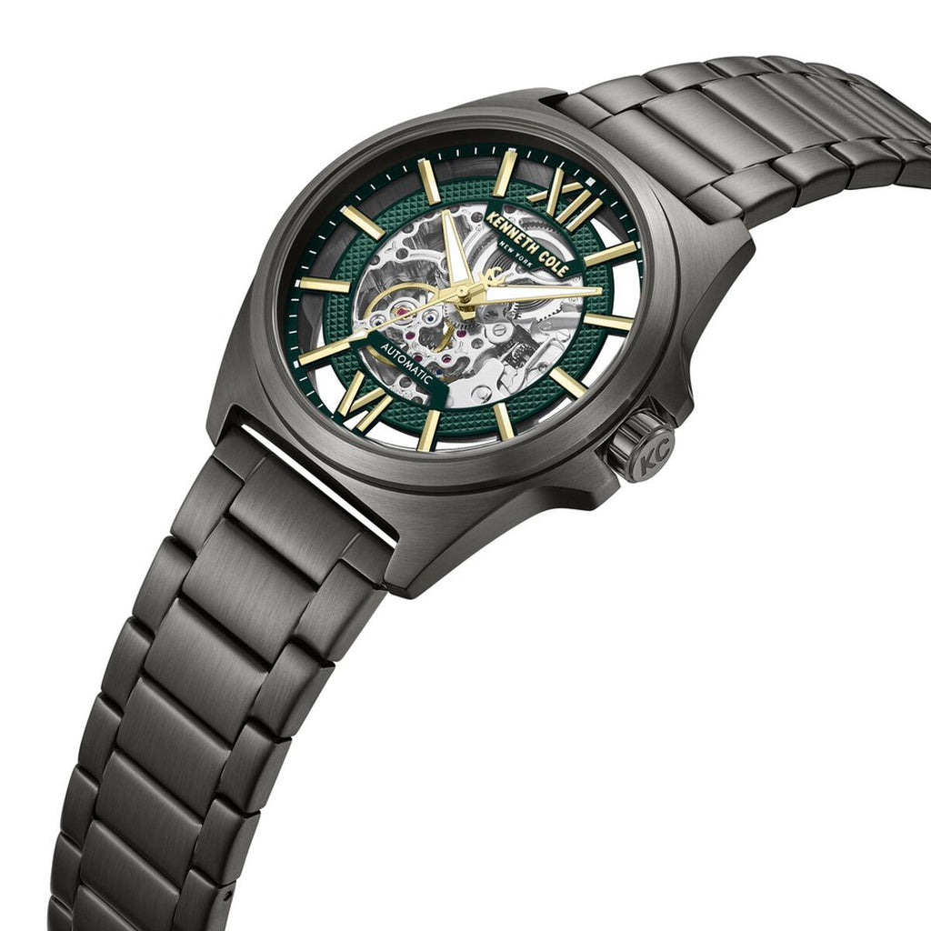 Kenneth Cole Green Dial Grey Stainless Steel Strap Men's Watch KCWGY0065103MN - view 4