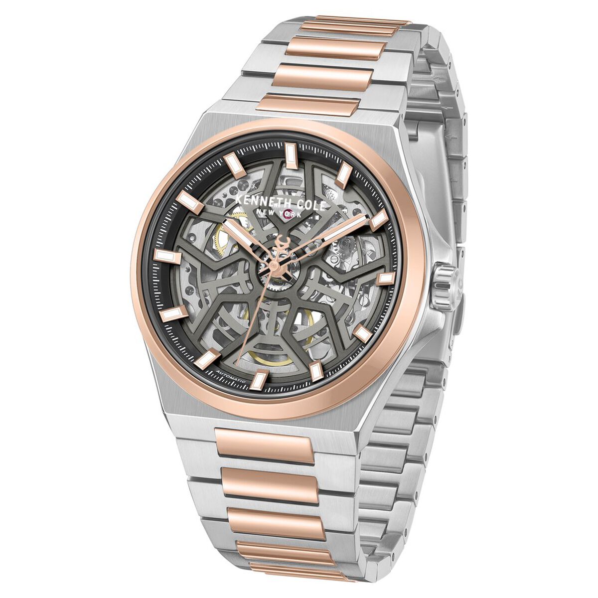 Kenneth Cole Grey Dial Two Tone Stainless Steel Strap Men's Watch KCWGY0065302MN - view 2
