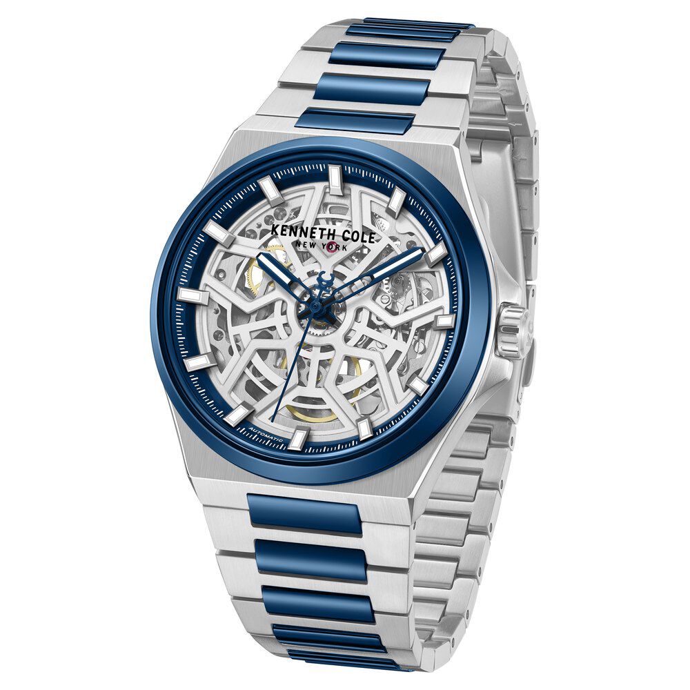 Kenneth Cole Silver Dial Two Tone Stainless Steel Strap Men's Watch KCWGY0065304MN - view 2