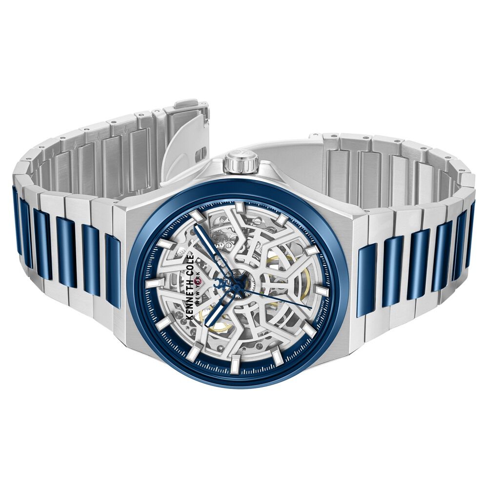 Kenneth Cole Silver Dial Two Tone Stainless Steel Strap Men's Watch KCWGY0065304MN - view 3