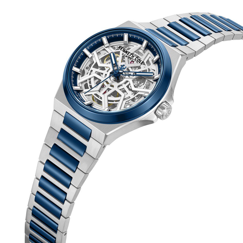 Kenneth Cole Silver Dial Two Tone Stainless Steel Strap Men's Watch KCWGY0065304MN - view 4