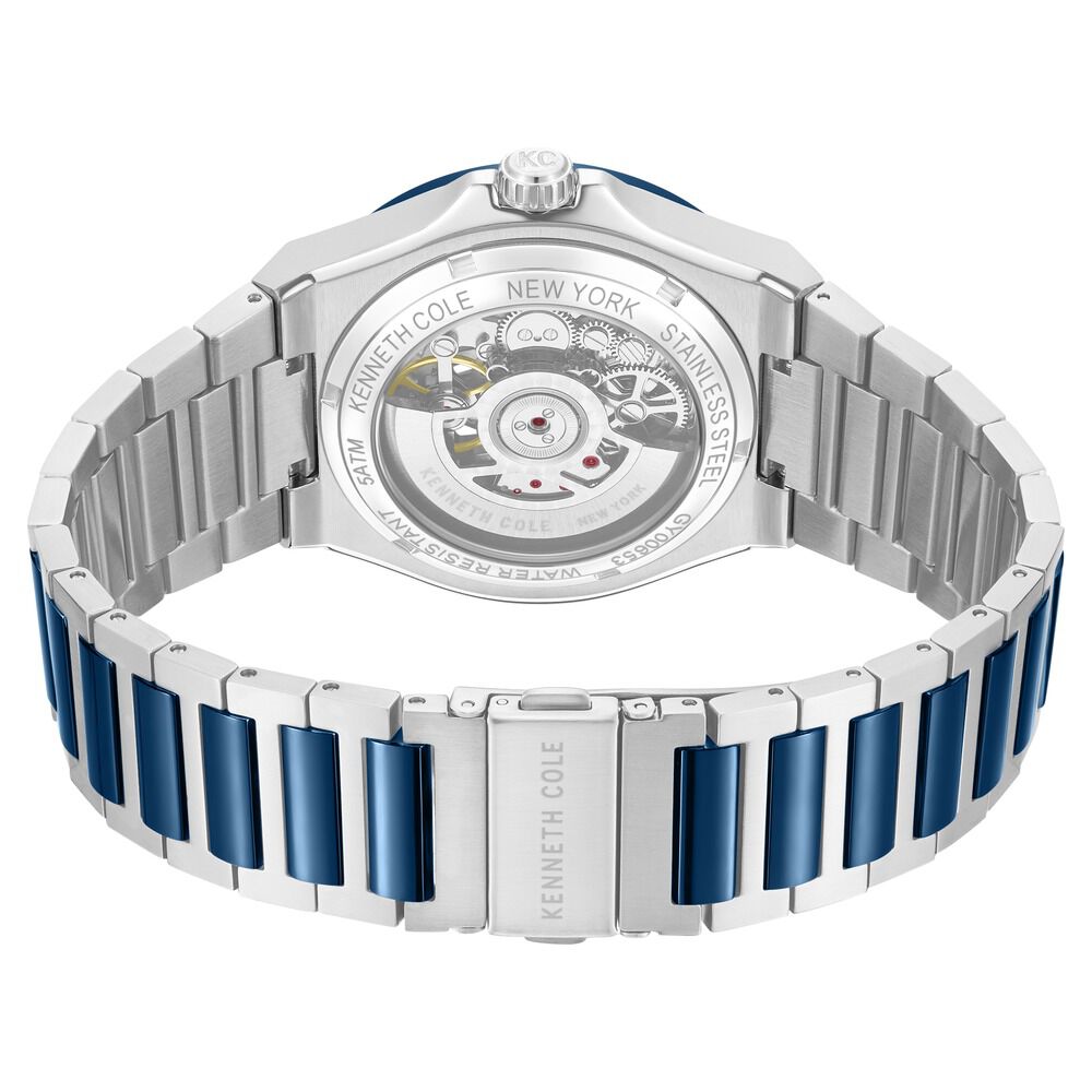 Kenneth Cole Silver Dial Two Tone Stainless Steel Strap Men's Watch KCWGY0065304MN - view 5